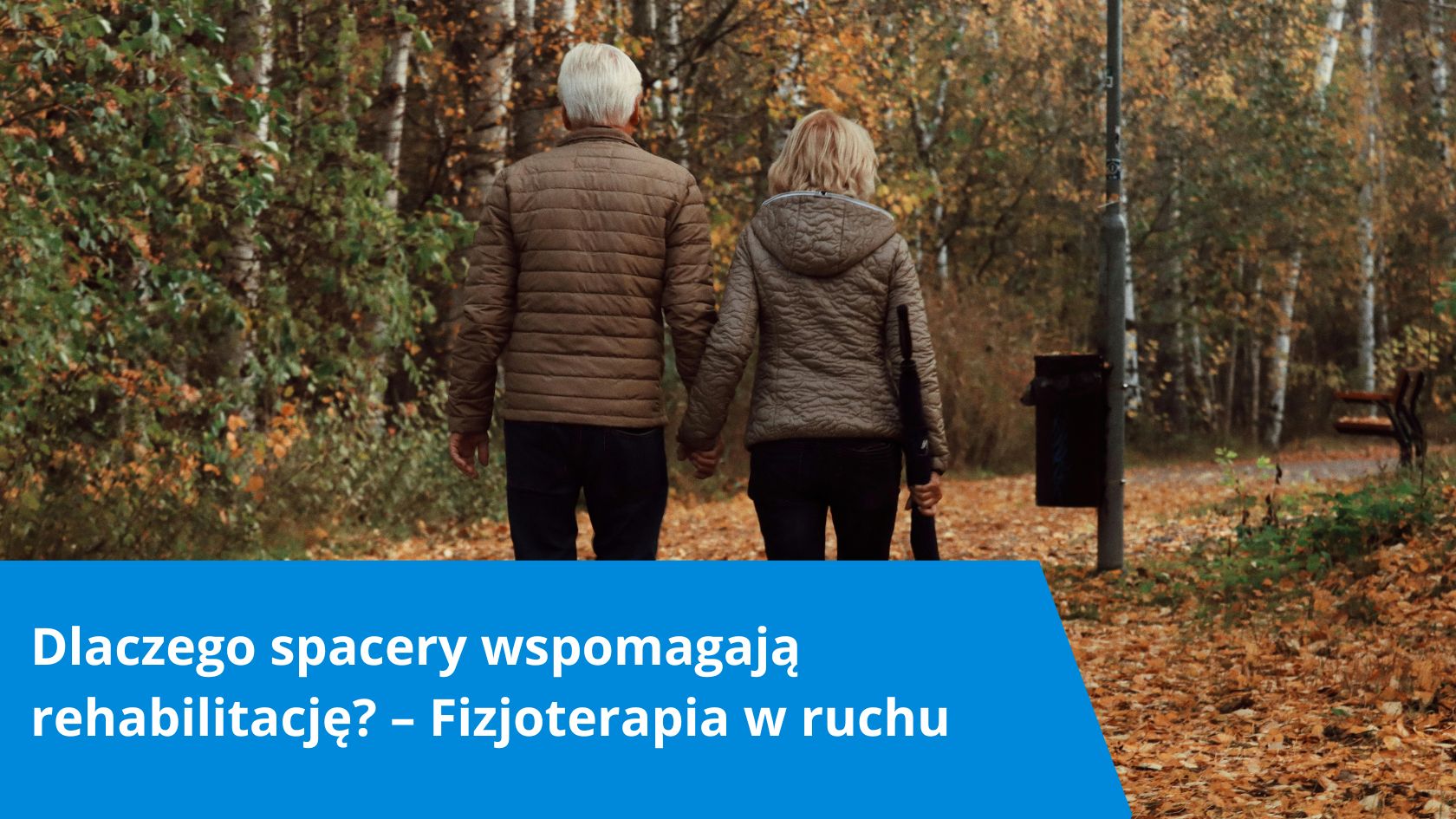 spacer pomagający w procesie rehabilitacji pacjentów